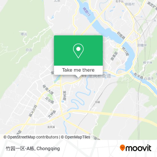 竹园一区-A栋 map