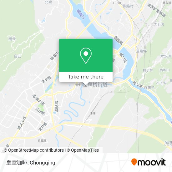 皇室咖啡 map