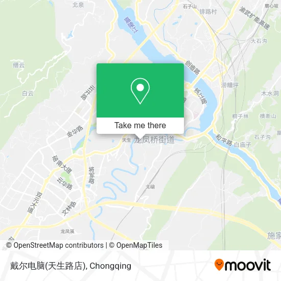 戴尔电脑(天生路店) map