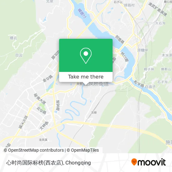 心时尚国际标榜(西农店) map