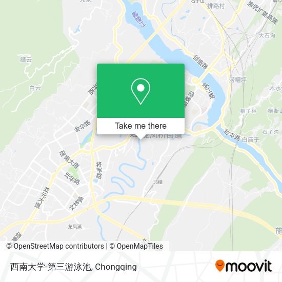 西南大学-第三游泳池 map