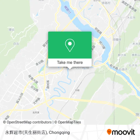 永辉超市(天生丽街店) map