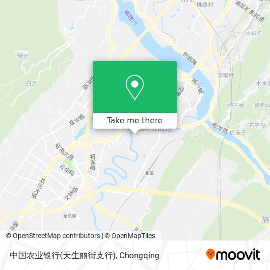 中国农业银行(天生丽街支行) map