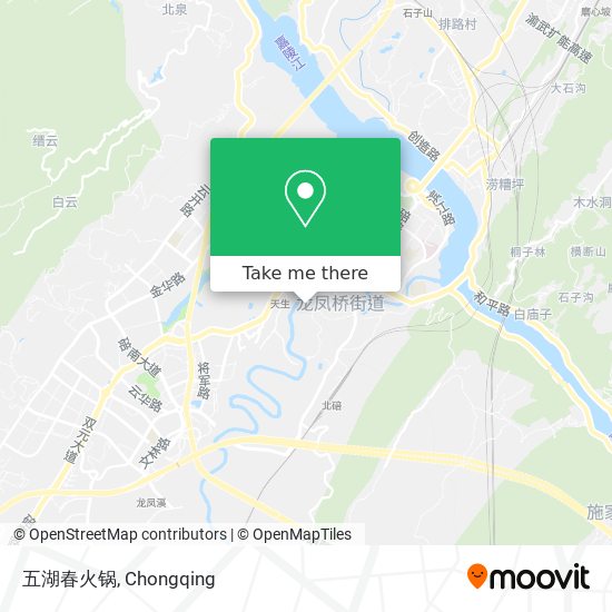 五湖春火锅 map