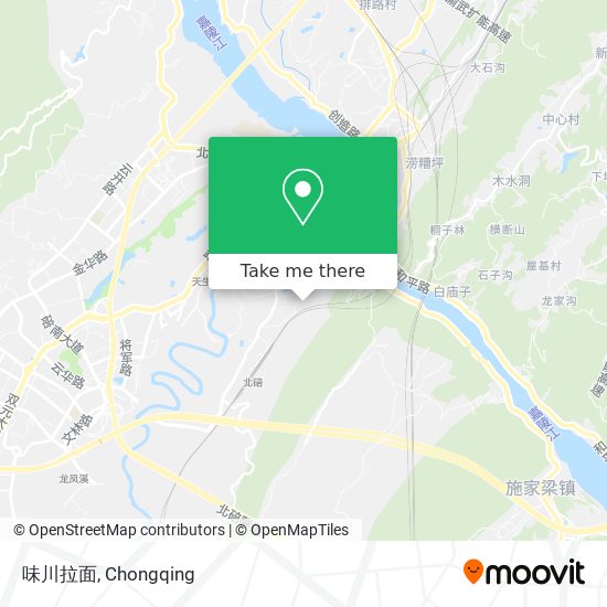 味川拉面 map