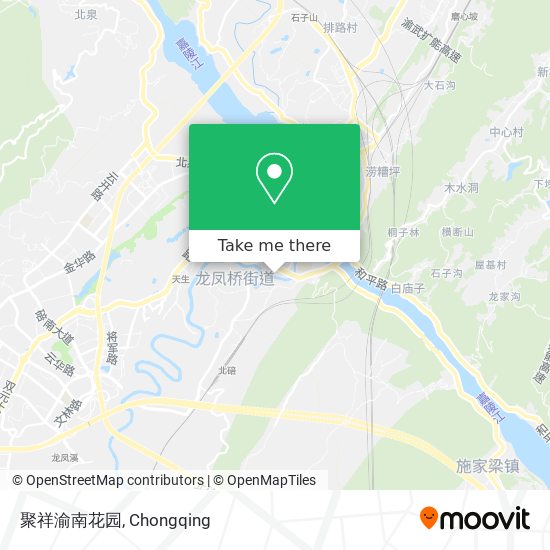 聚祥渝南花园 map