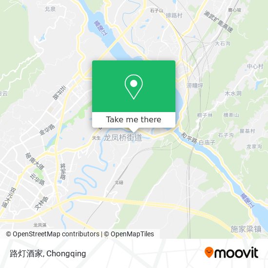 路灯酒家 map