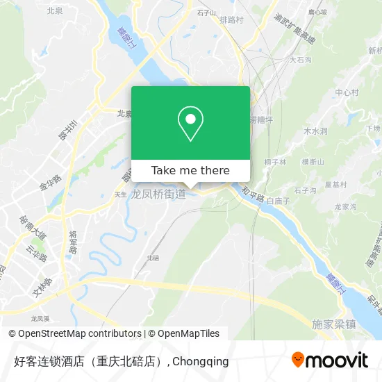 好客连锁酒店（重庆北碚店） map
