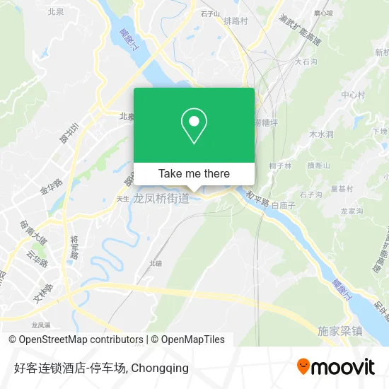 好客连锁酒店-停车场 map