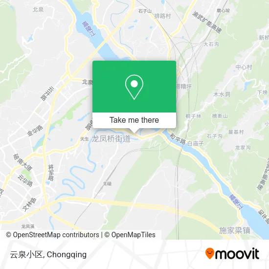 云泉小区 map