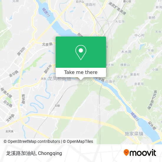 龙溪路加油站 map