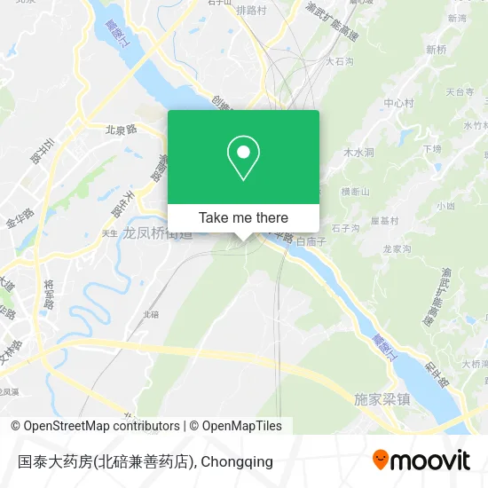 国泰大药房(北碚兼善药店) map