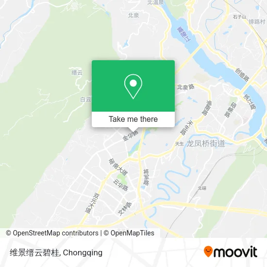 维景缙云碧桂 map