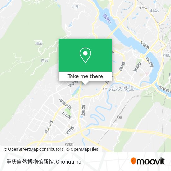 重庆自然博物馆新馆 map