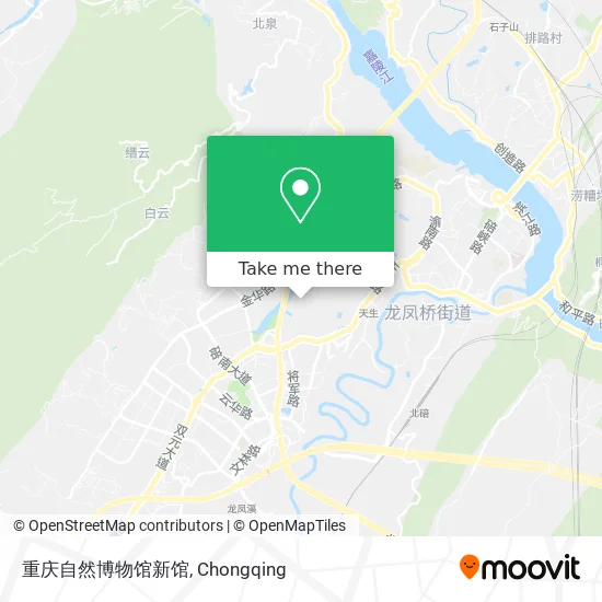 重庆自然博物馆新馆 map