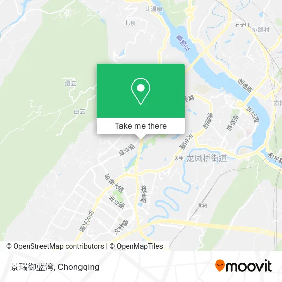 景瑞御蓝湾 map