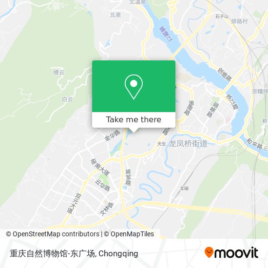 重庆自然博物馆-东广场 map