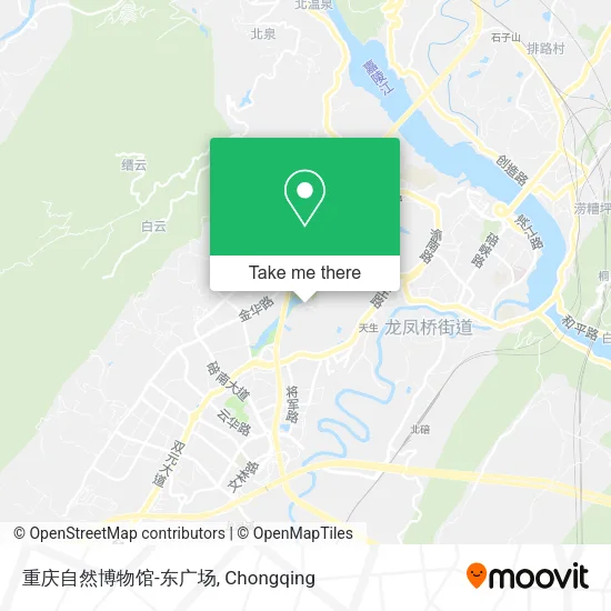 重庆自然博物馆-东广场 map