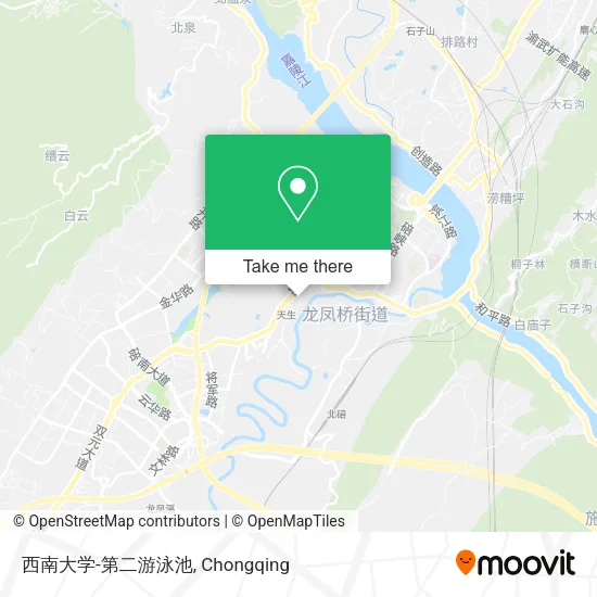 西南大学-第二游泳池 map