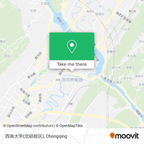 西南大学(北碚校区) map