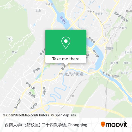 西南大学(北碚校区)-二十四教学楼 map