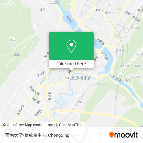 西南大学-脑成像中心 map