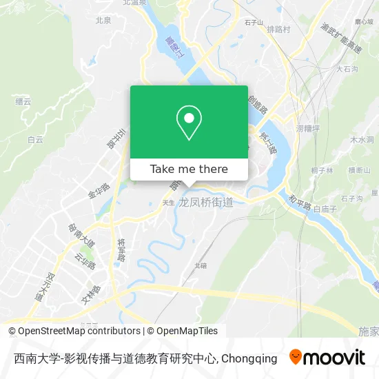 西南大学-影视传播与道德教育研究中心 map