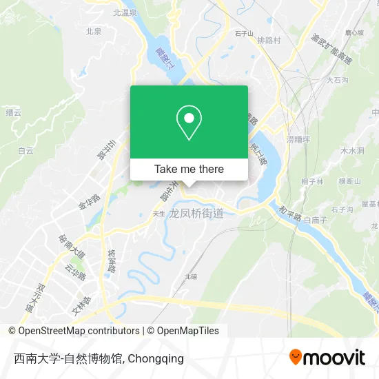 西南大学-自然博物馆 map