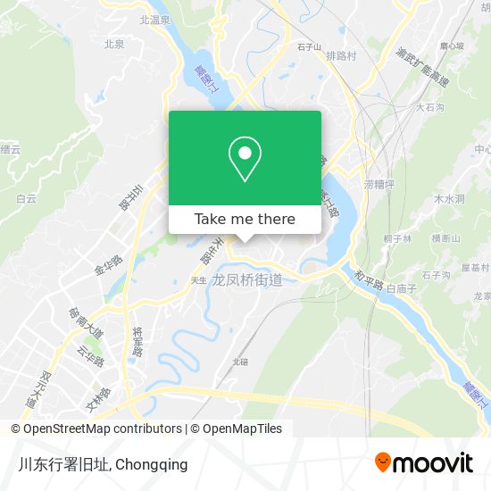 川东行署旧址 map