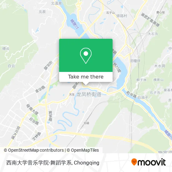 西南大学音乐学院-舞蹈学系 map