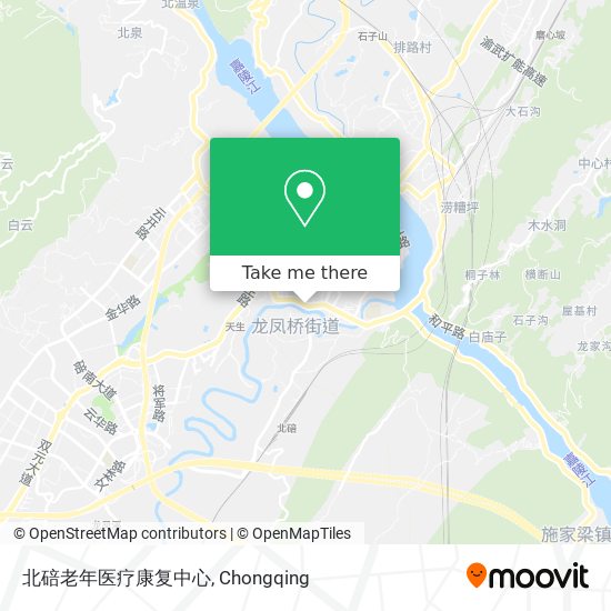 北碚老年医疗康复中心 map