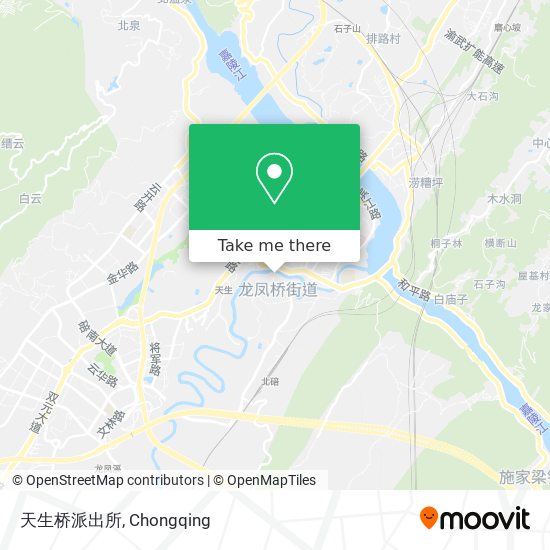 天生桥派出所 map