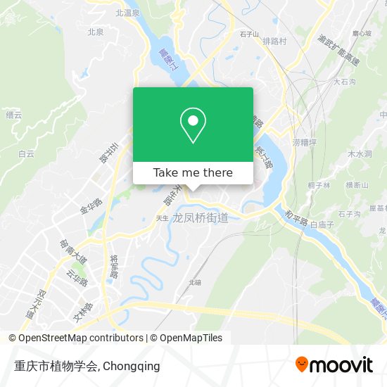 重庆市植物学会 map