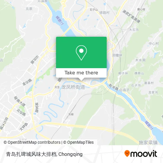 青岛扎啤城风味大排档 map