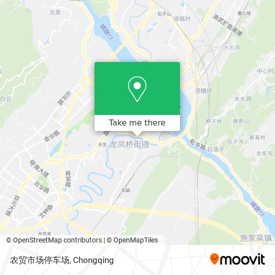 农贸市场停车场 map