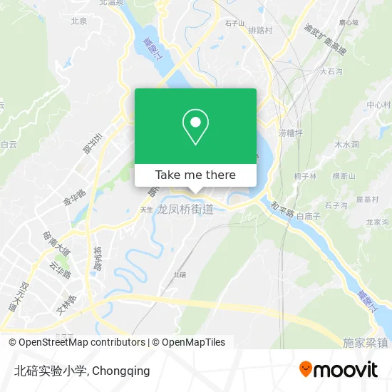 北碚实验小学 map
