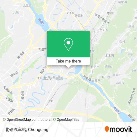 北碚汽车站 map