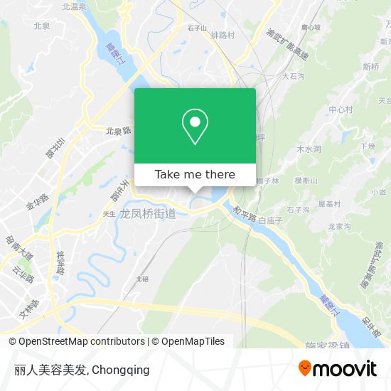 丽人美容美发 map