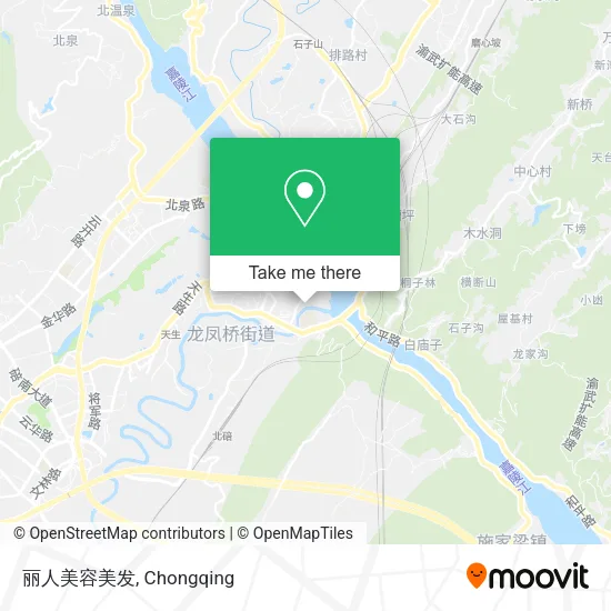丽人美容美发 map