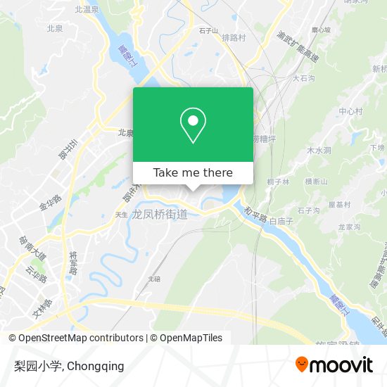 梨园小学 map