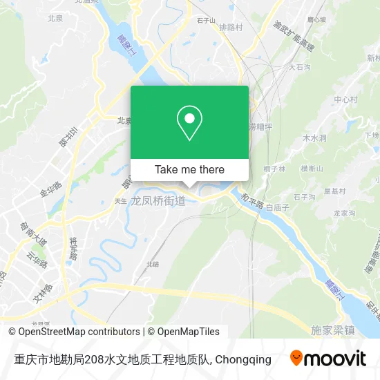 重庆市地勘局208水文地质工程地质队 map