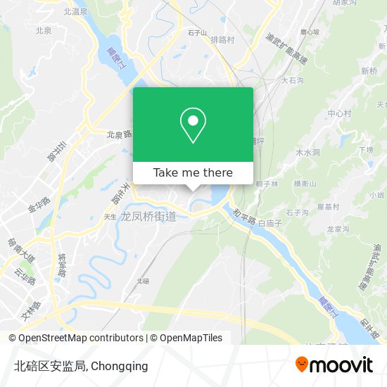北碚区安监局 map