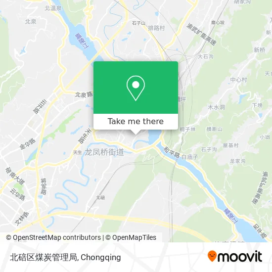 北碚区煤炭管理局 map
