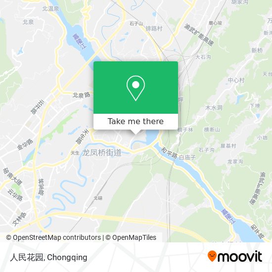 人民花园 map