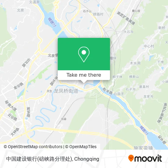 中国建设银行(碚峡路分理处) map
