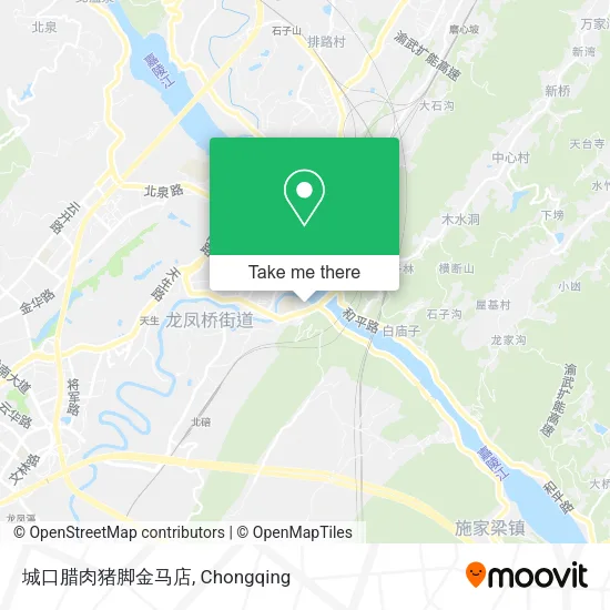 城口腊肉猪脚金马店 map