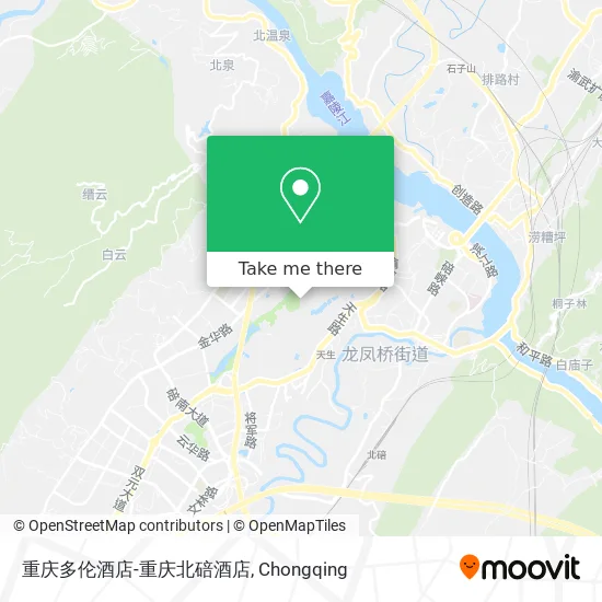 重庆多伦酒店-重庆北碚酒店 map