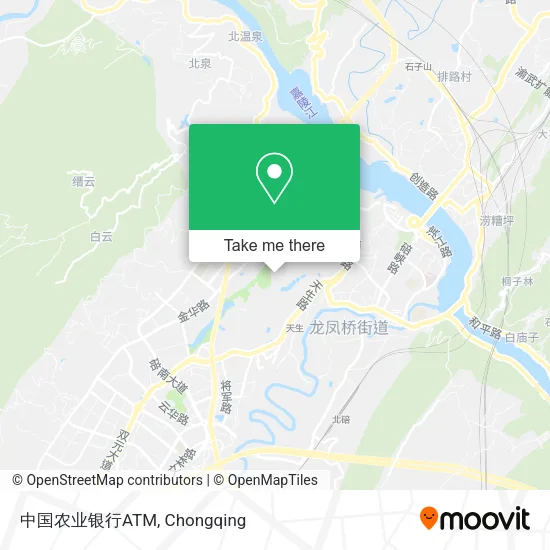 中国农业银行ATM map