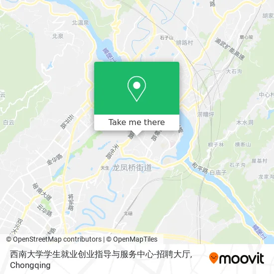 西南大学学生就业创业指导与服务中心-招聘大厅 map