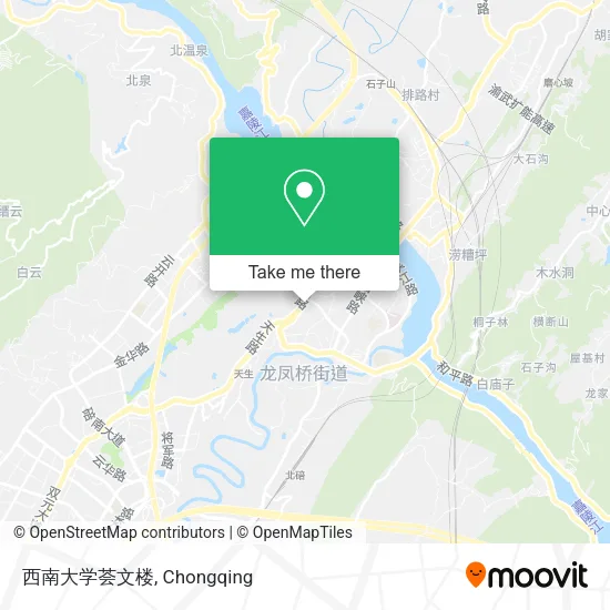 西南大学荟文楼 map